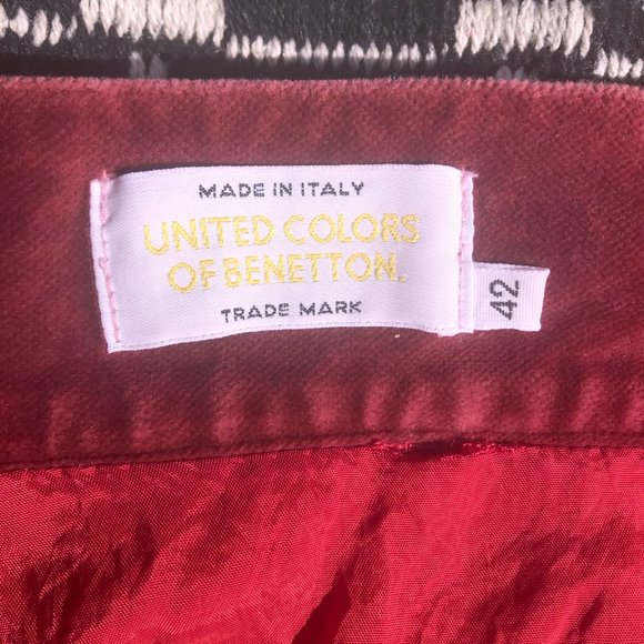 vtg velvet hi waist skirt - Picture 7 of 12